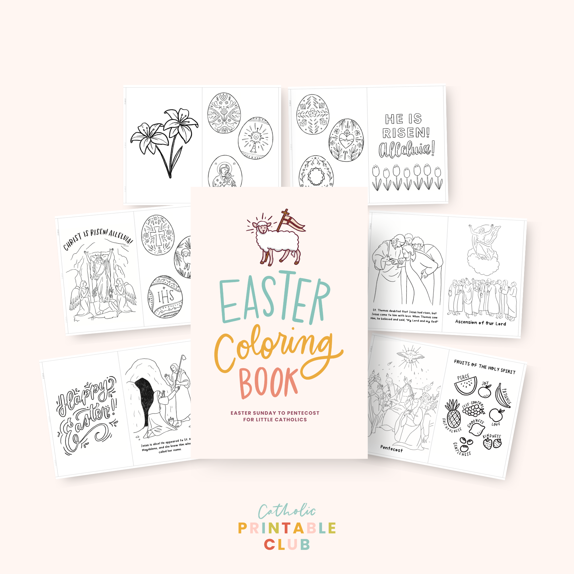 Easter Coloring Book | Printable Catholic Activity for Kids – Catholic ...