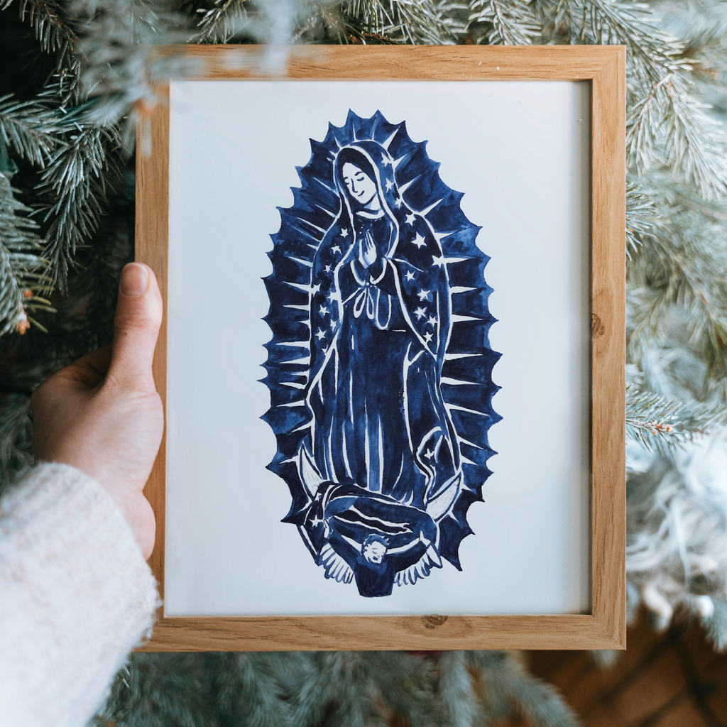 Our Lady of Guadalupe Gouache Printable Art