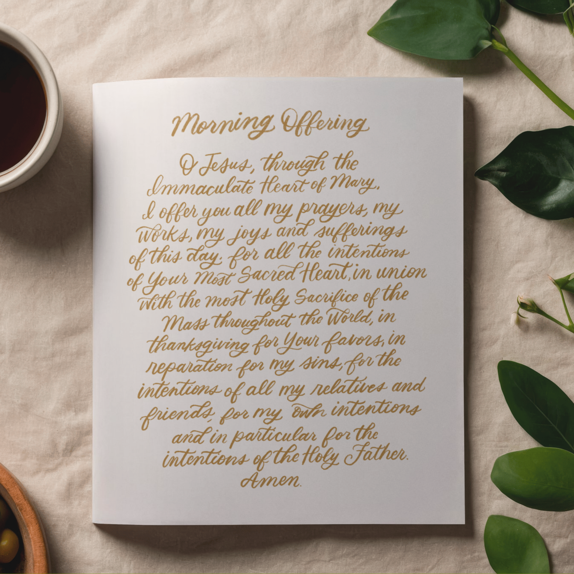 Morning Offering Prayer Bundle