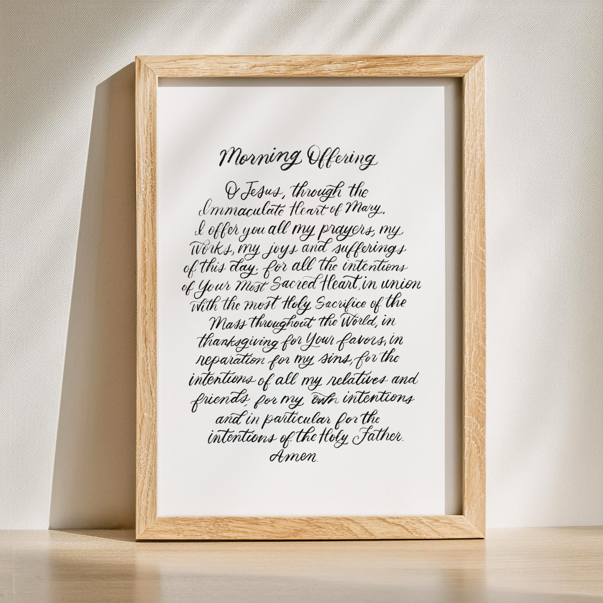 Morning Offering Prayer Bundle