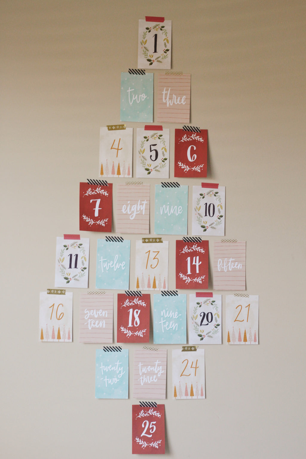 Advent Activity Calendar, Customizable Advent Countdown