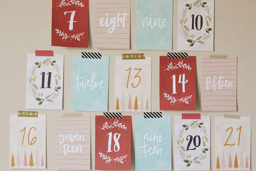 Advent Activity Calendar, Customizable Advent Countdown