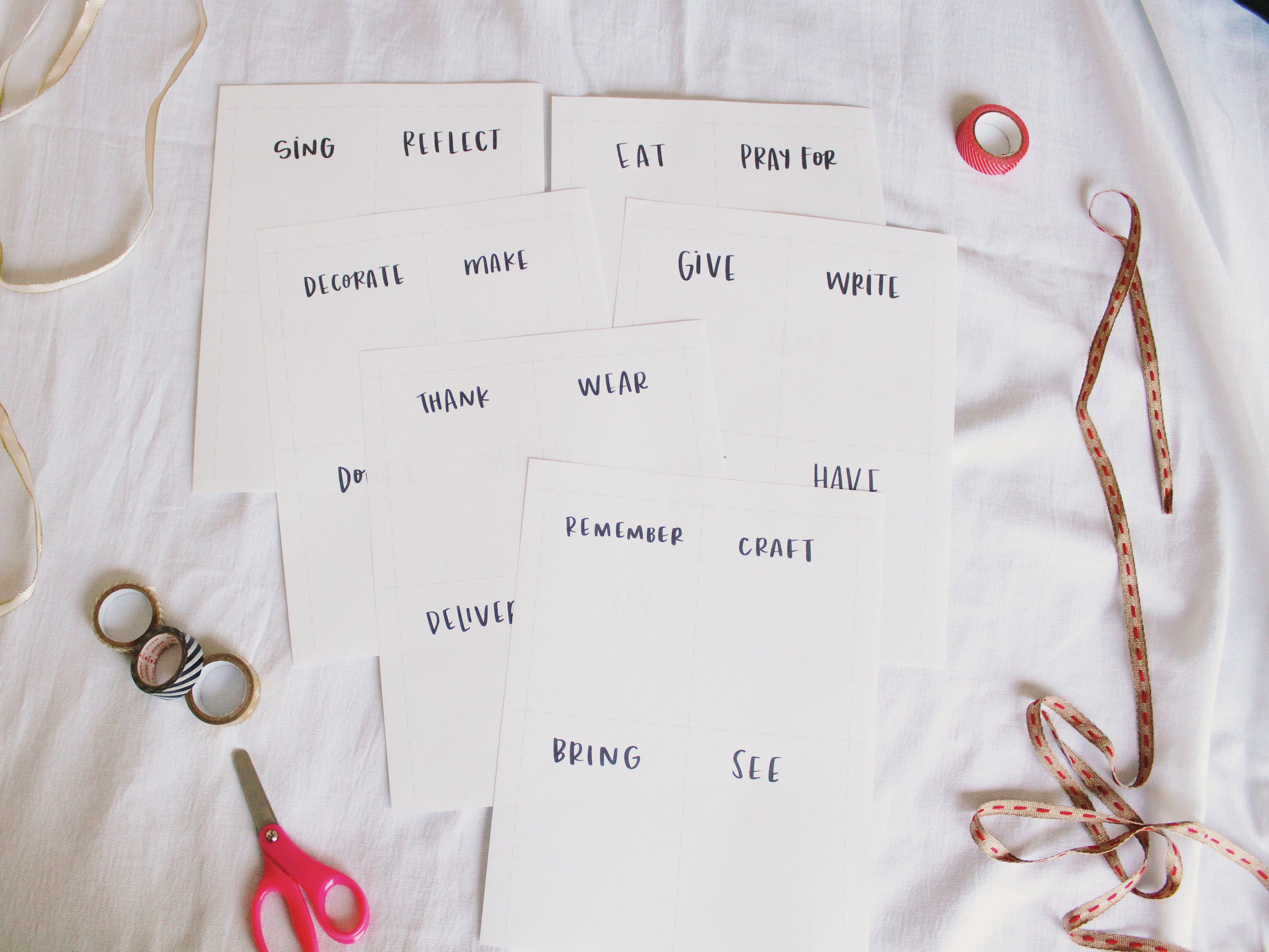 Advent Activity Calendar, Customizable Advent Countdown