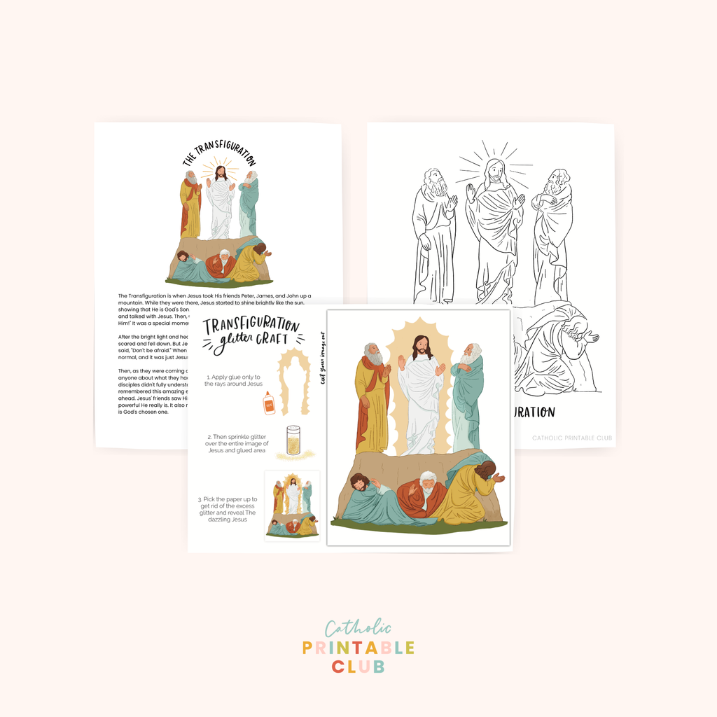 August Printable Pack  (Vol. 1) | Catholic Coloring Pages and Activities