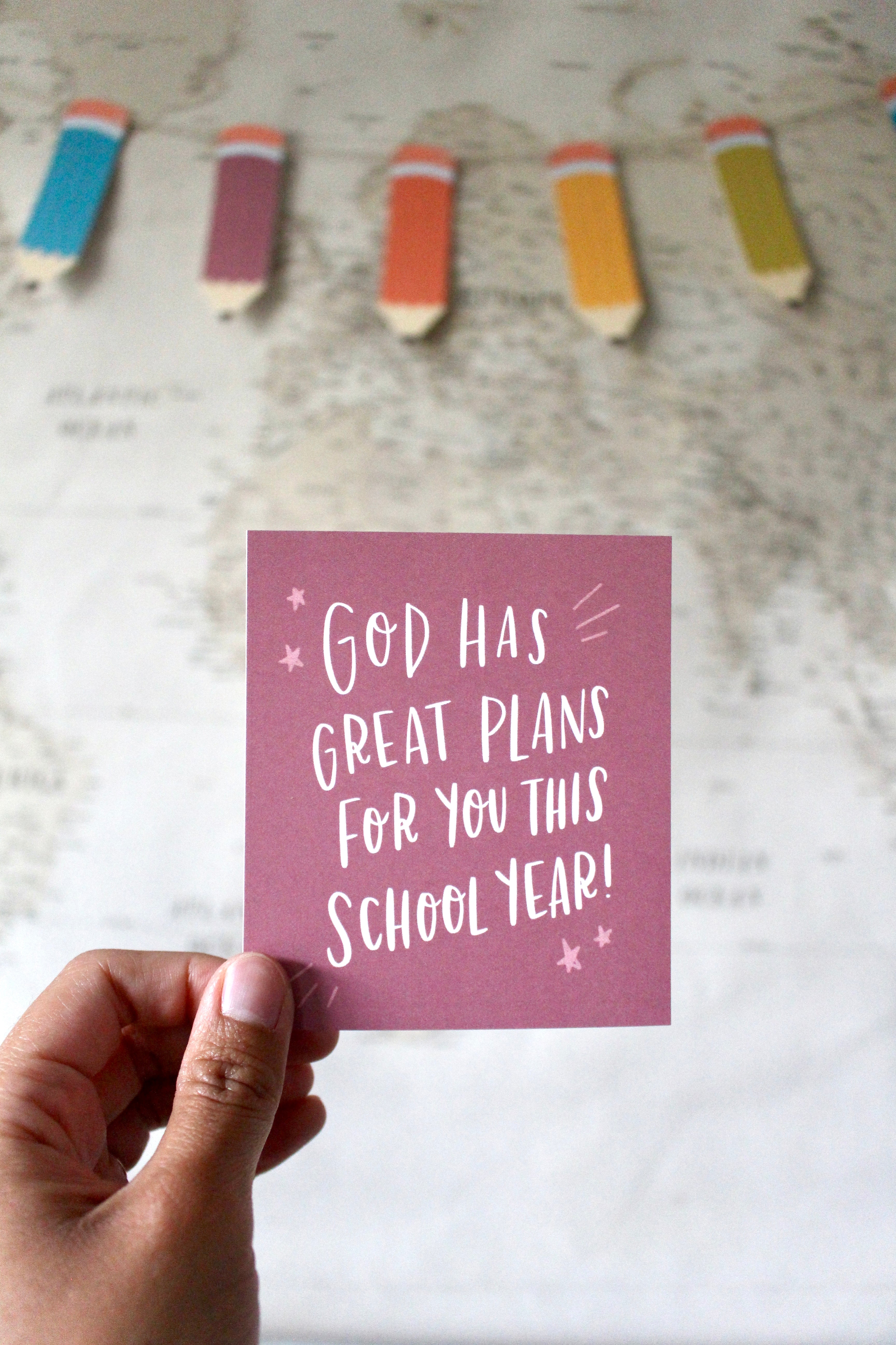 lunchbox affirmation apart of the back to school kit that reads God has great plans for you this school year