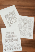 Easter Poem Crown & Coloring Pages