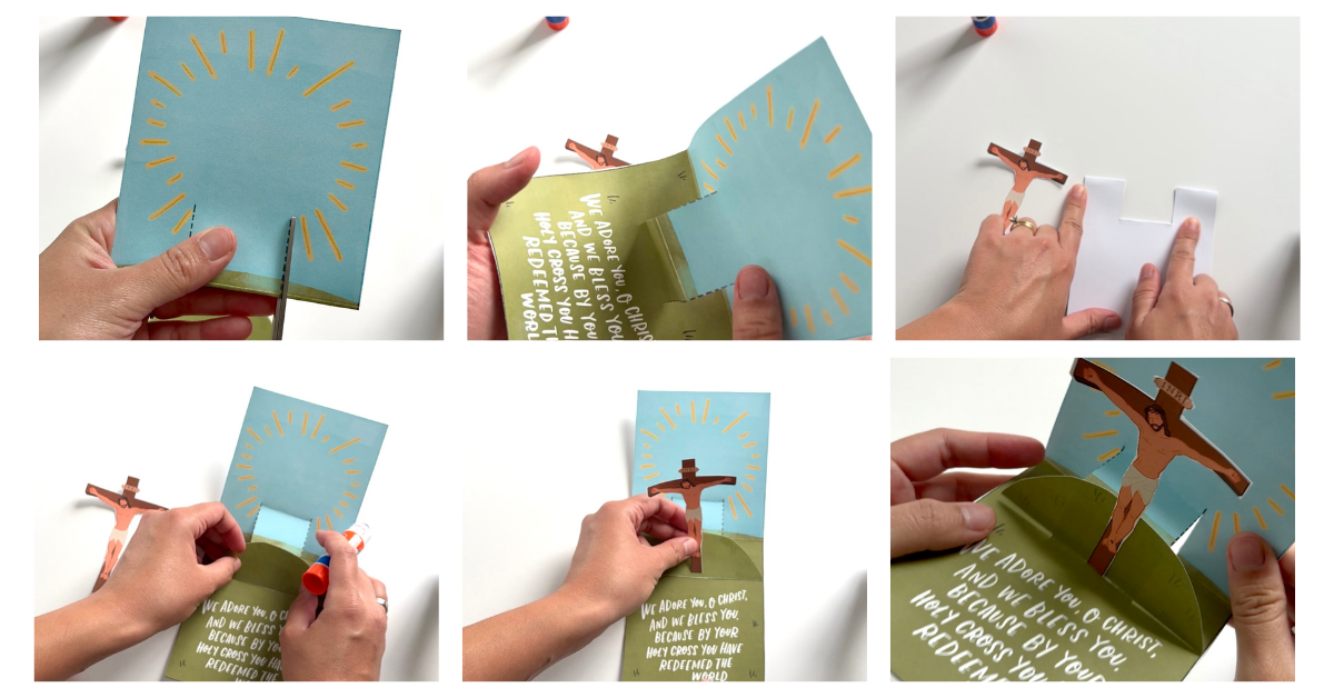 Exaltation of the Cross Activity Bundle: Coloring Page & Pop-Up Cross Craft