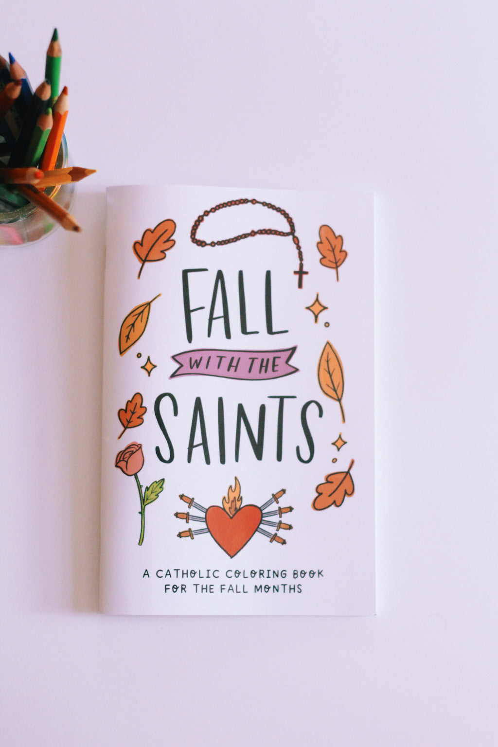 Fall with the Saints Catholic Coloring Book