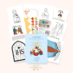 January Printable Pack | Catholic Coloring Pages and Crafts