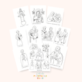 June Saints Coloring Pages, PDF File, Instant Download