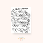 Lent Coloring Countdown