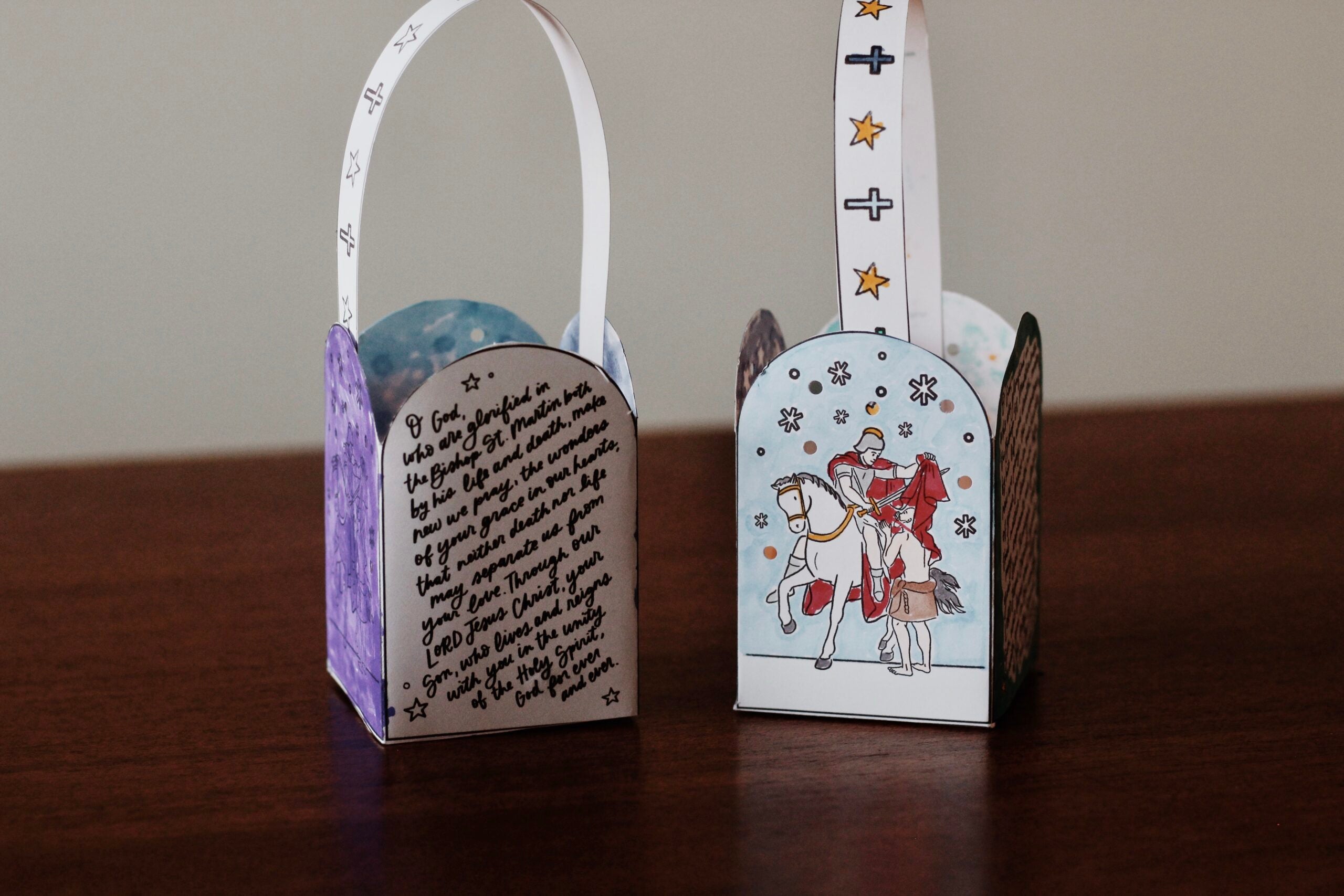 St. Martin of Tours Activity Bundle: Coloring Page & Martinmas Lantern