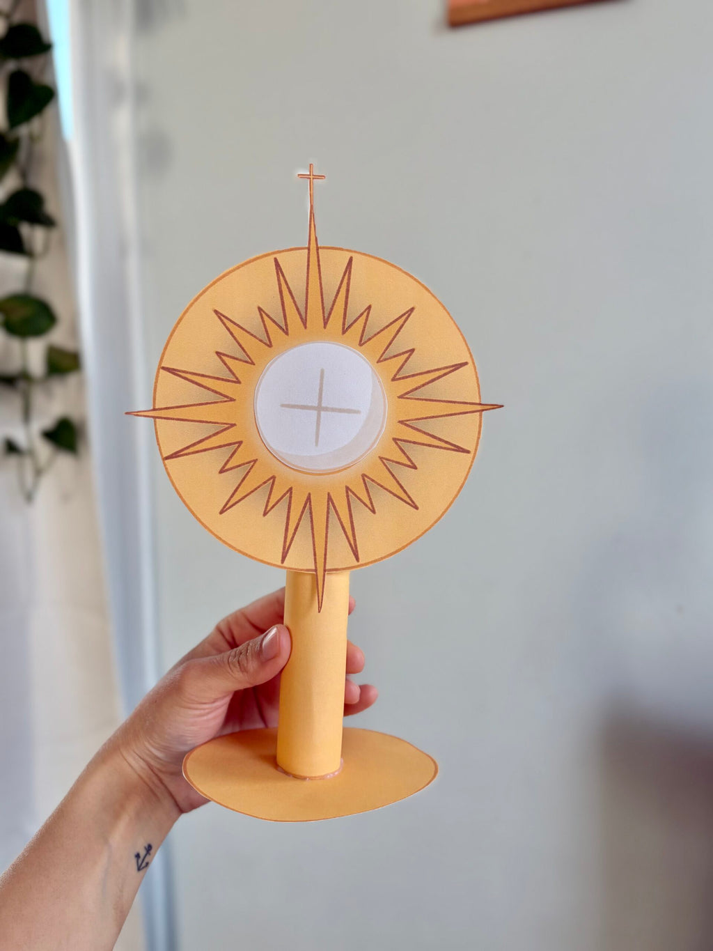 Month of the Eucharist Activity: Monstrance Craft