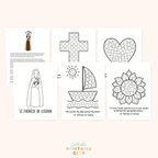 St. Thérèse of Lisieux Activity Bundle: Coloring Page & Dot Marker Sheets