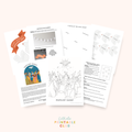 Pentecost Activity Bundle: Coloring Page & 7 Gifts of the Holy Spirit Craft