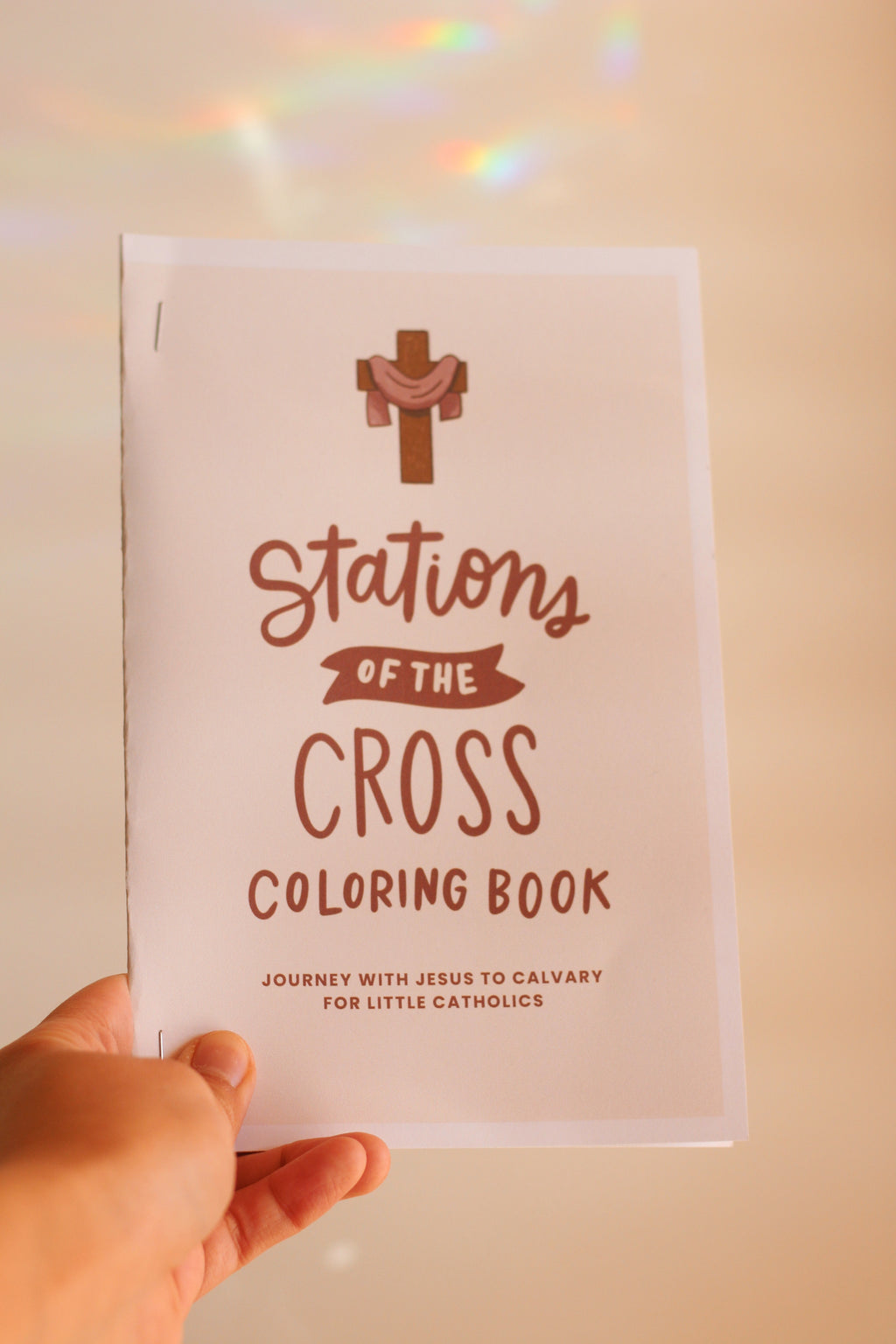 Stations of the Cross Coloring Book-  Printable Catholic Activity for Kids