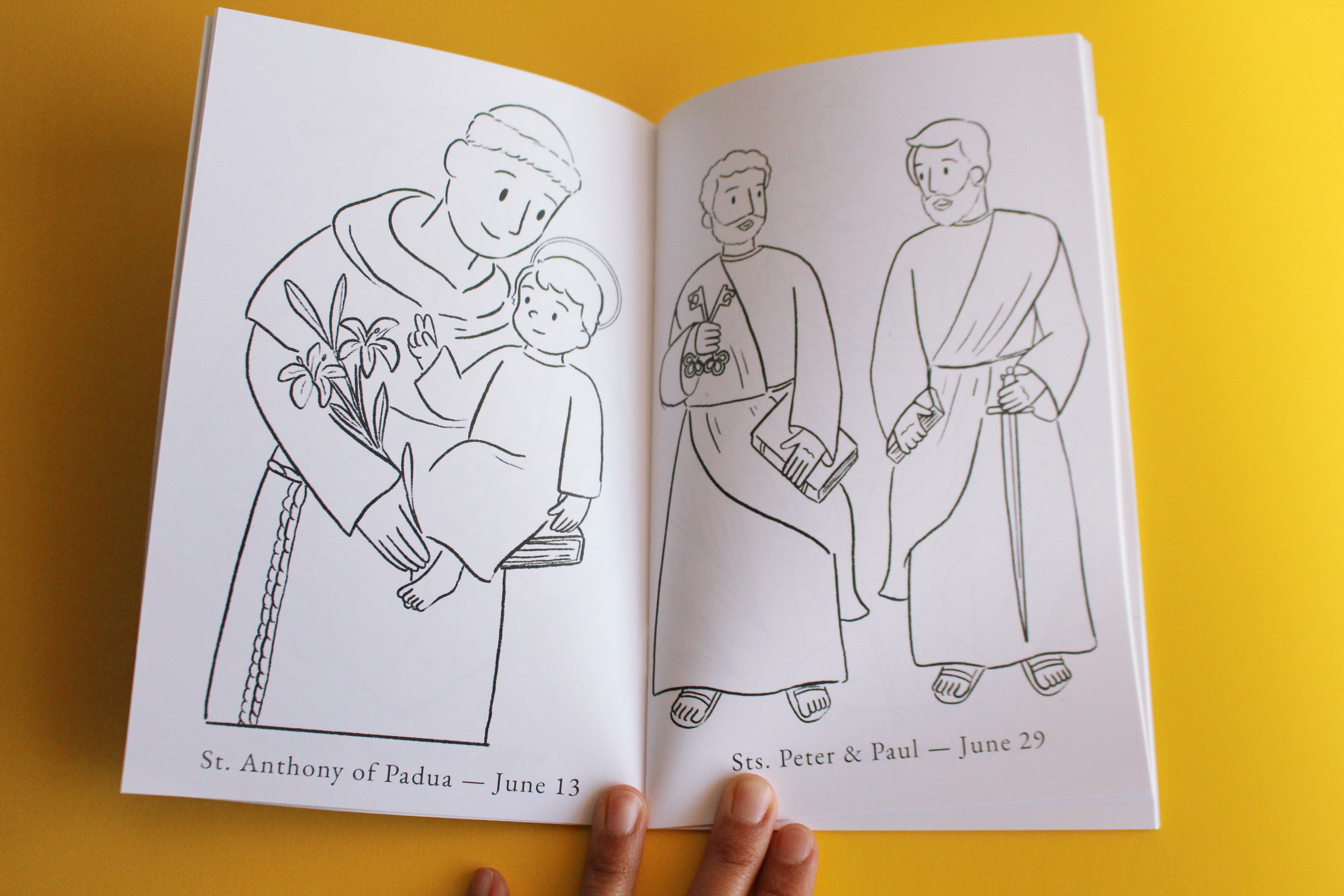 Summer with the Saints Coloring Book