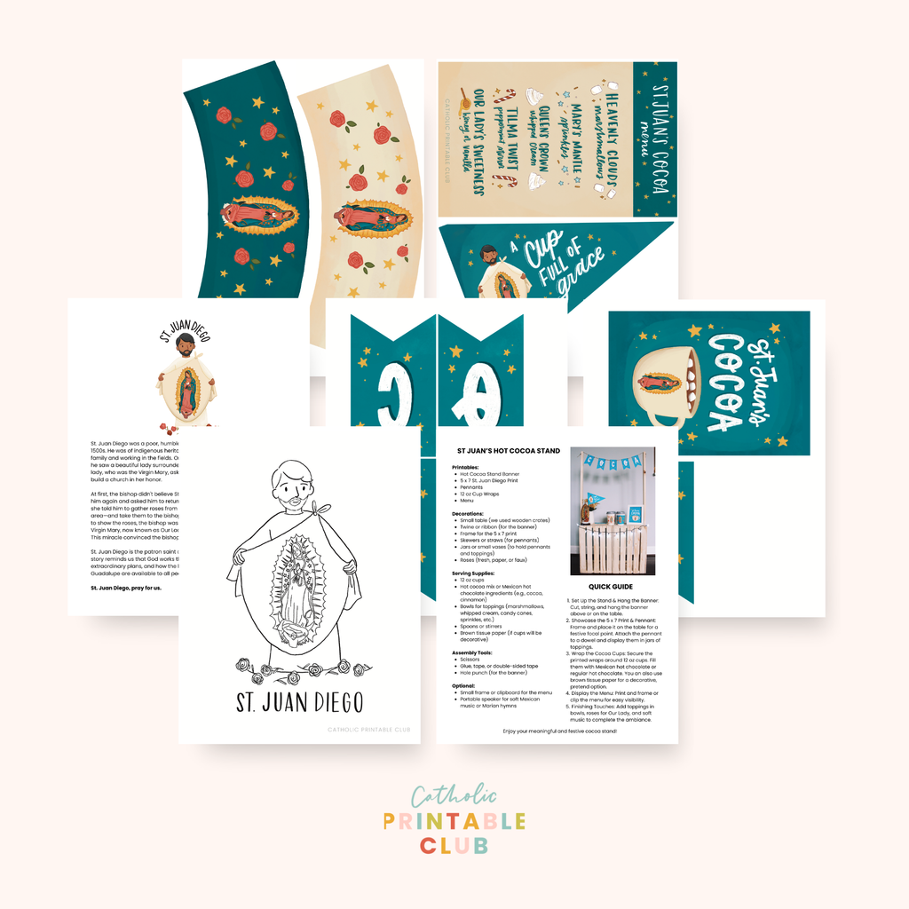 December Printable Pack | Catholic Coloring Pages and Activities