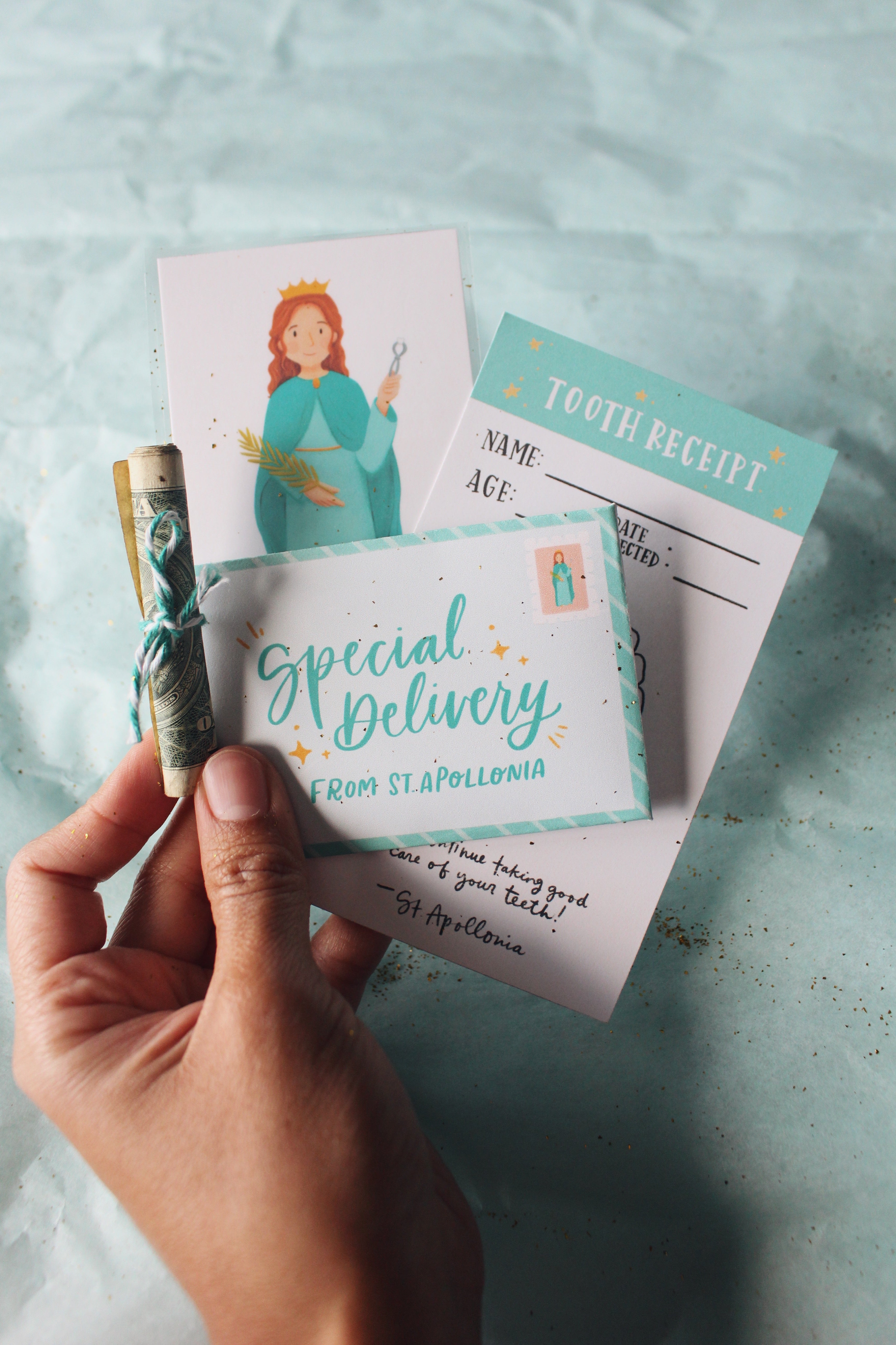 St. Apollonia Printable Bundle, Catholic Tooth Fairy
