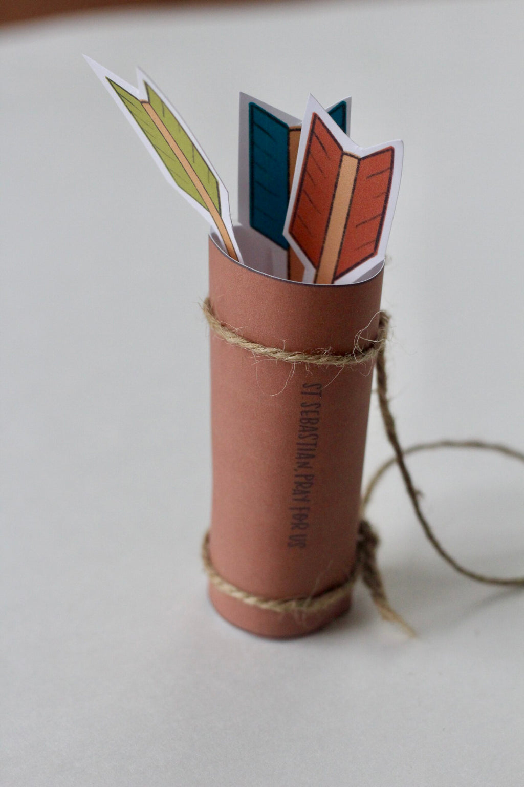 St. Sebastian Activity Bundle: Coloring Page & Mini Quiver and Arrows Craft