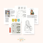St. Teresa of Avila Activity Bundle: Coloring Page & Interior Castle Craft