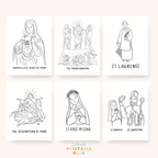 August Printable Pack  (Vol. 1) | Catholic Coloring Pages and Activities