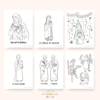 September Printable Pack (Vol. 1) | Catholic Coloring Pages, Saint Stories, and Activities