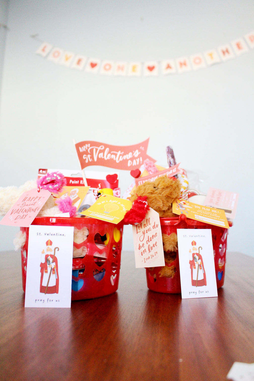 St. Valentine Party Printable Kit, Exchange Cards