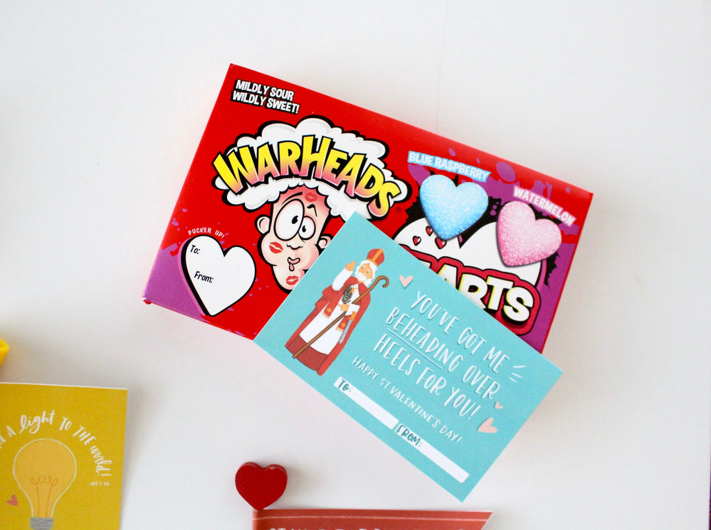 St. Valentine Party Printable Kit, Exchange Cards