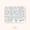 All Saints' Day Coloring Countdown