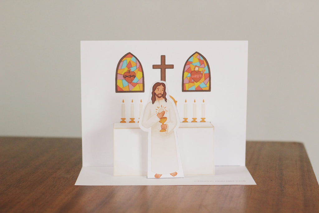 April Printable Pack | Catholic Coloring Pages and Crafts