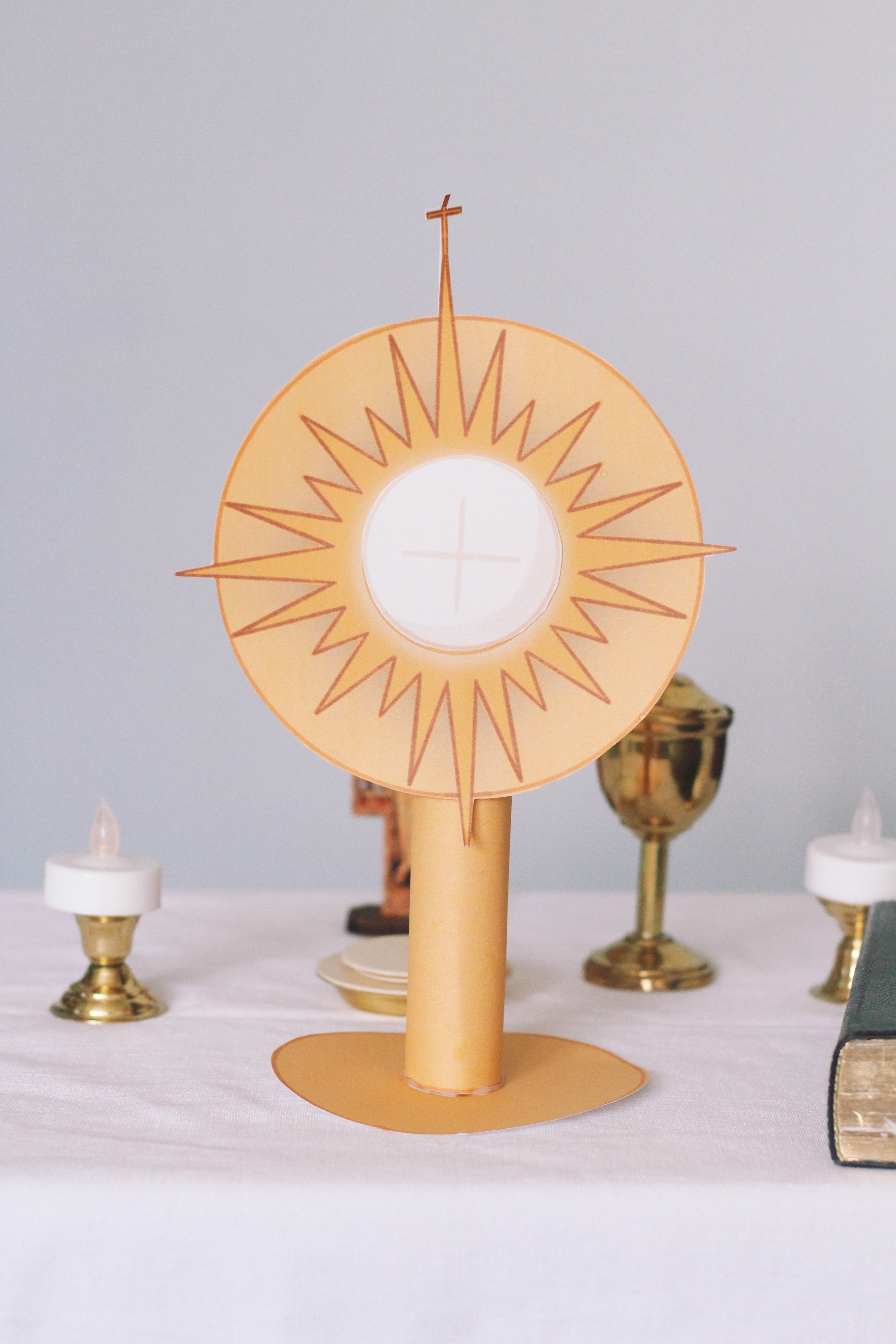 Month of the Eucharist Activity: Monstrance Craft