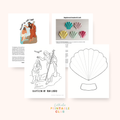 Baptism of the Lord Activity Bundle: Coloring Page & Baptismal Seashells Craft