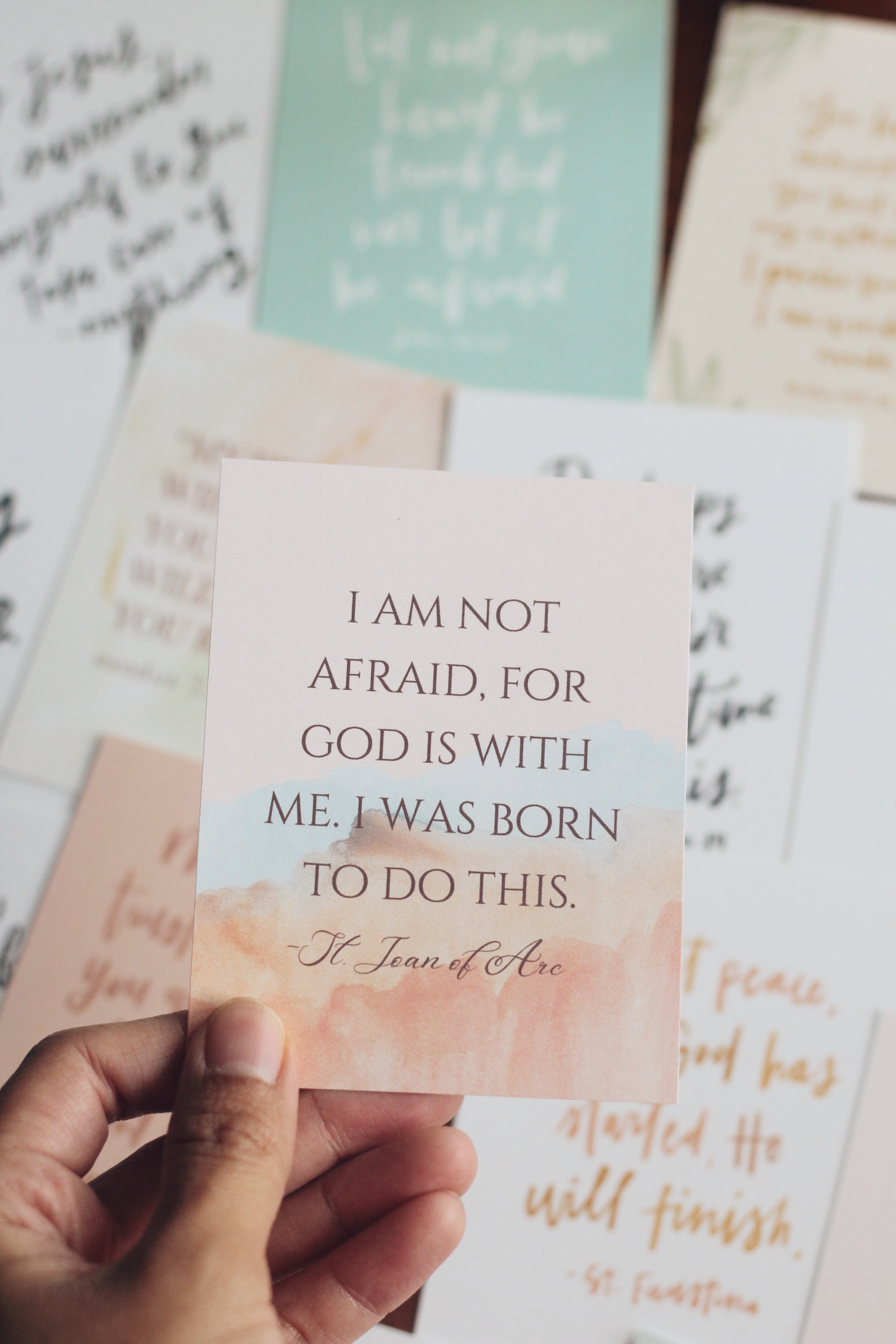 Catholic Birth Affirmations Printables