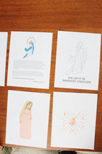 Immaculate Conception Activity Bundle: Coloring Page & Peek-a-Boo Craft