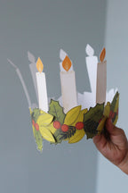 St. Lucy Feast Day Activity Bundle: Coloring Page & Wreath with Star Boy Printables
