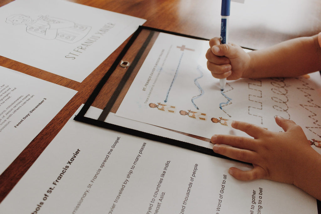 St. Francis Xavier Activity Bundle: Coloring Page & Tracing Activity