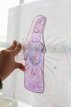 Immaculate Conception Activity Bundle: Coloring Page & Peek-a-Boo Craft