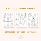 Fall with the Saints Coloring Pages