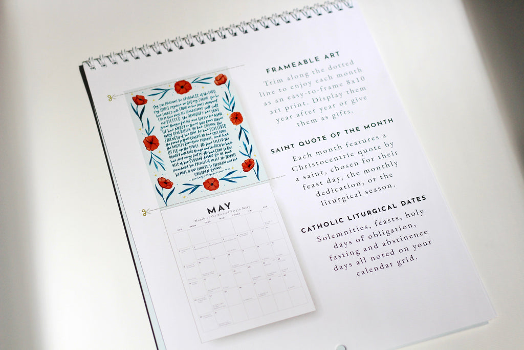 2027 Catholic Liturgical Wall Calendar