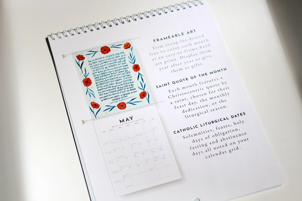 2027 Catholic Liturgical Wall Calendar