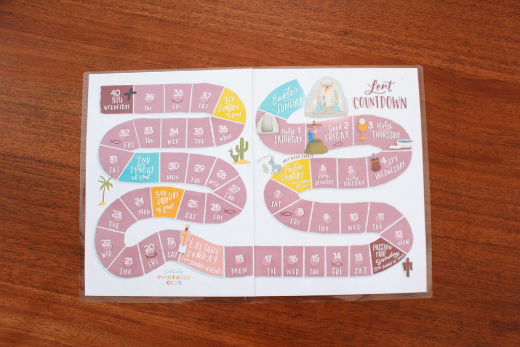 Lent Countdown Calendar (CLASSROOM USE)