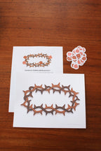 Ash Wednesday Activity: Crown of Thorns Rose Craft