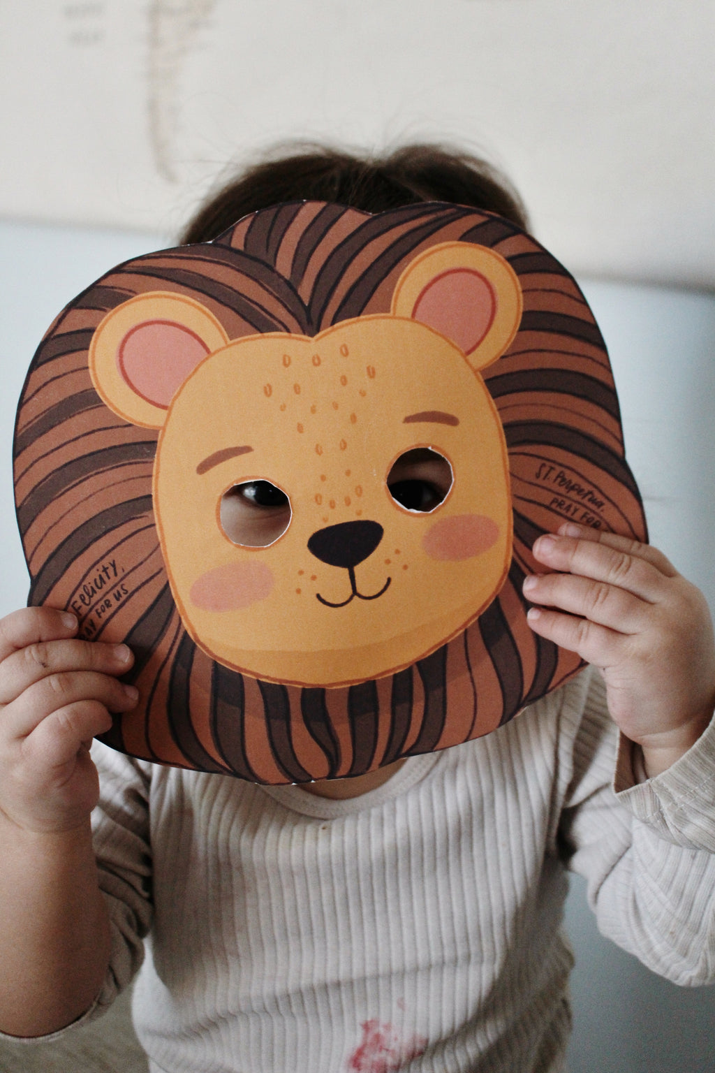 Sts. Felicity and Perpetua Activity: Lion Mask Craft