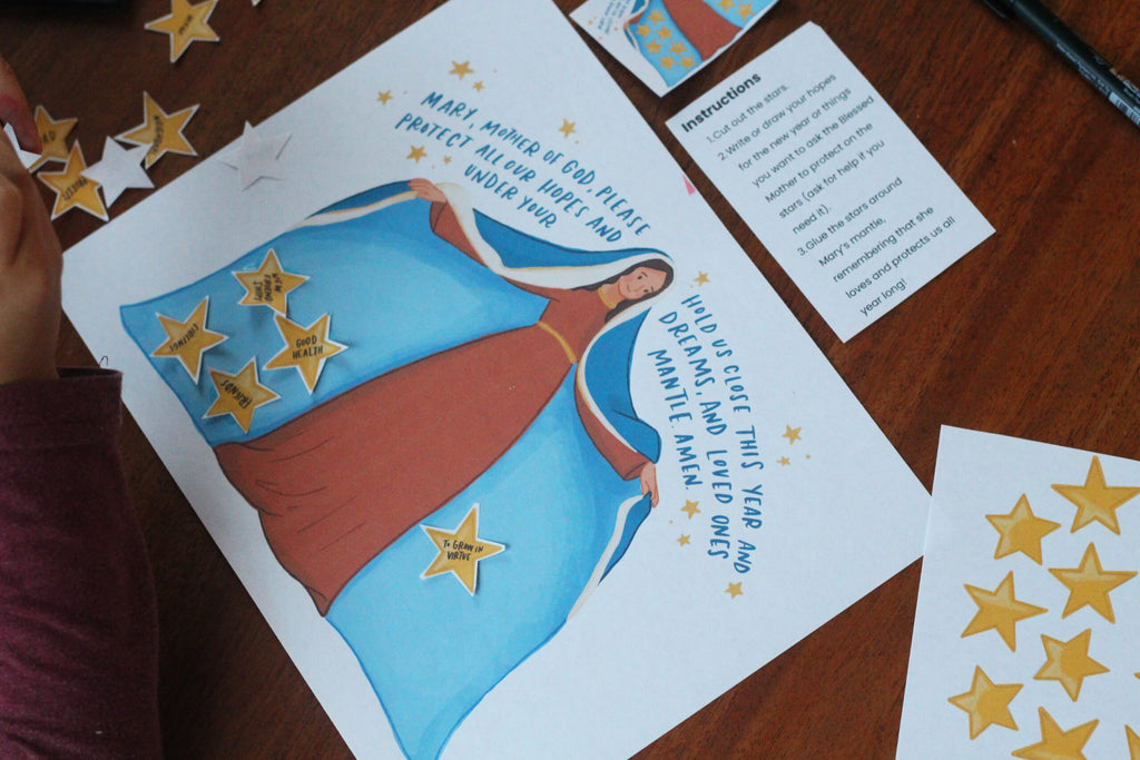 January Printable Pack | Catholic Coloring Pages and Crafts