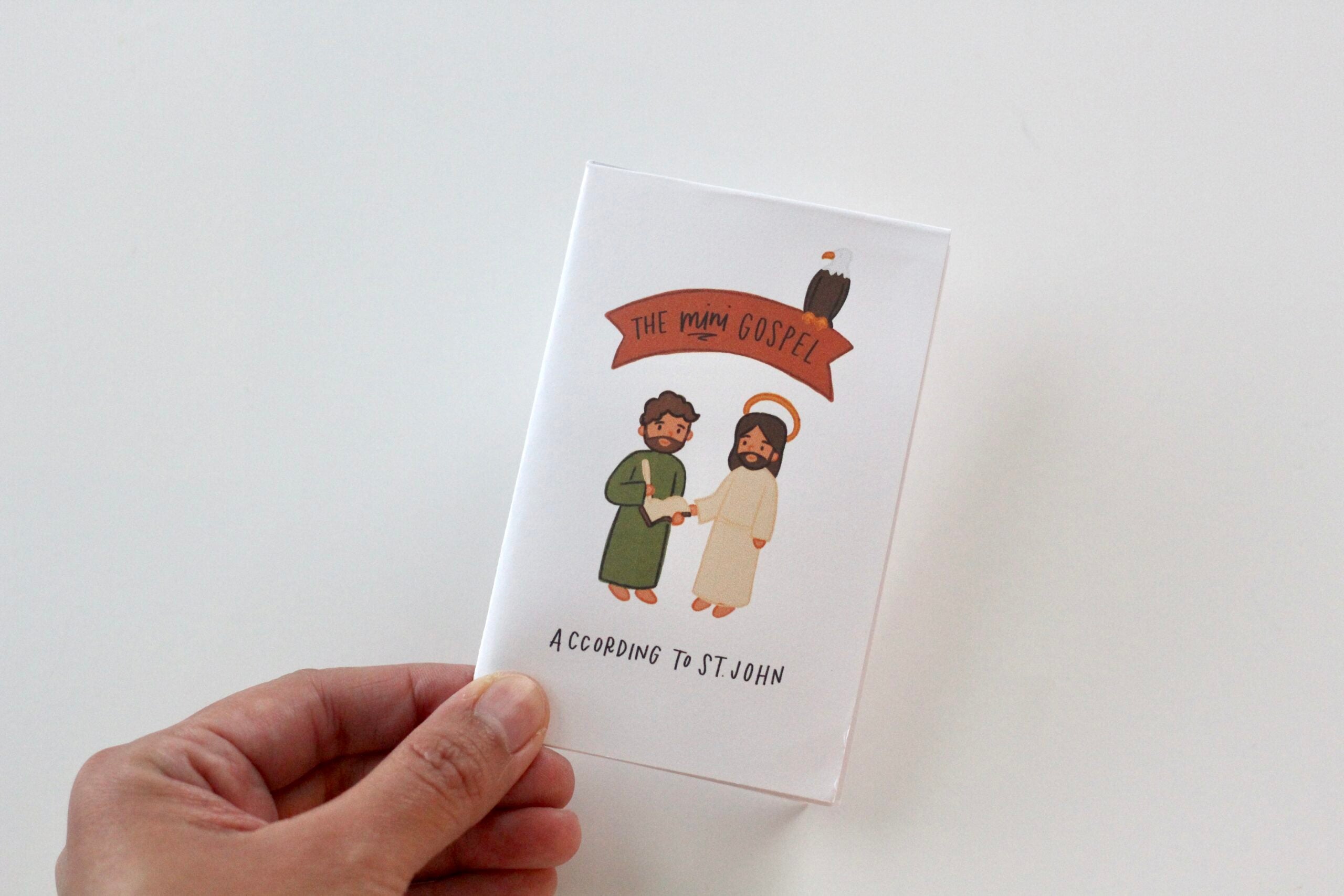 St. John the Apostle Activity Bundle: Coloring Page & Mini Gospel Book