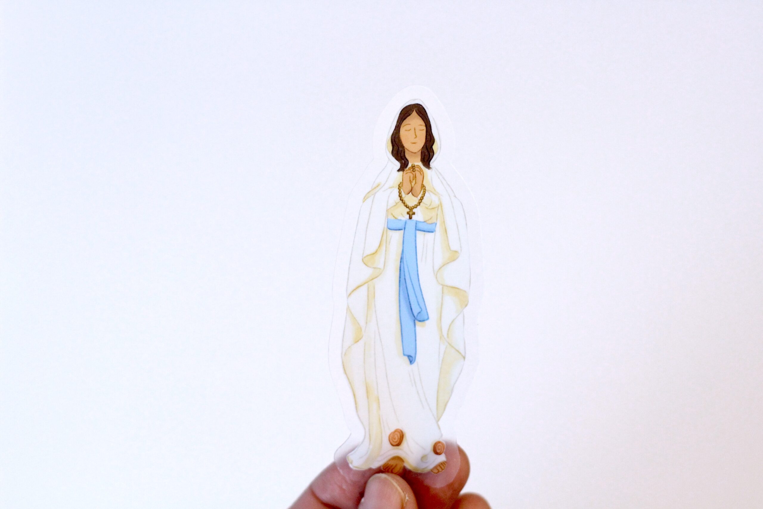 Our Lady of Lourdes Vinyl Sticker