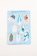 Our Lady of Sticker Sheet