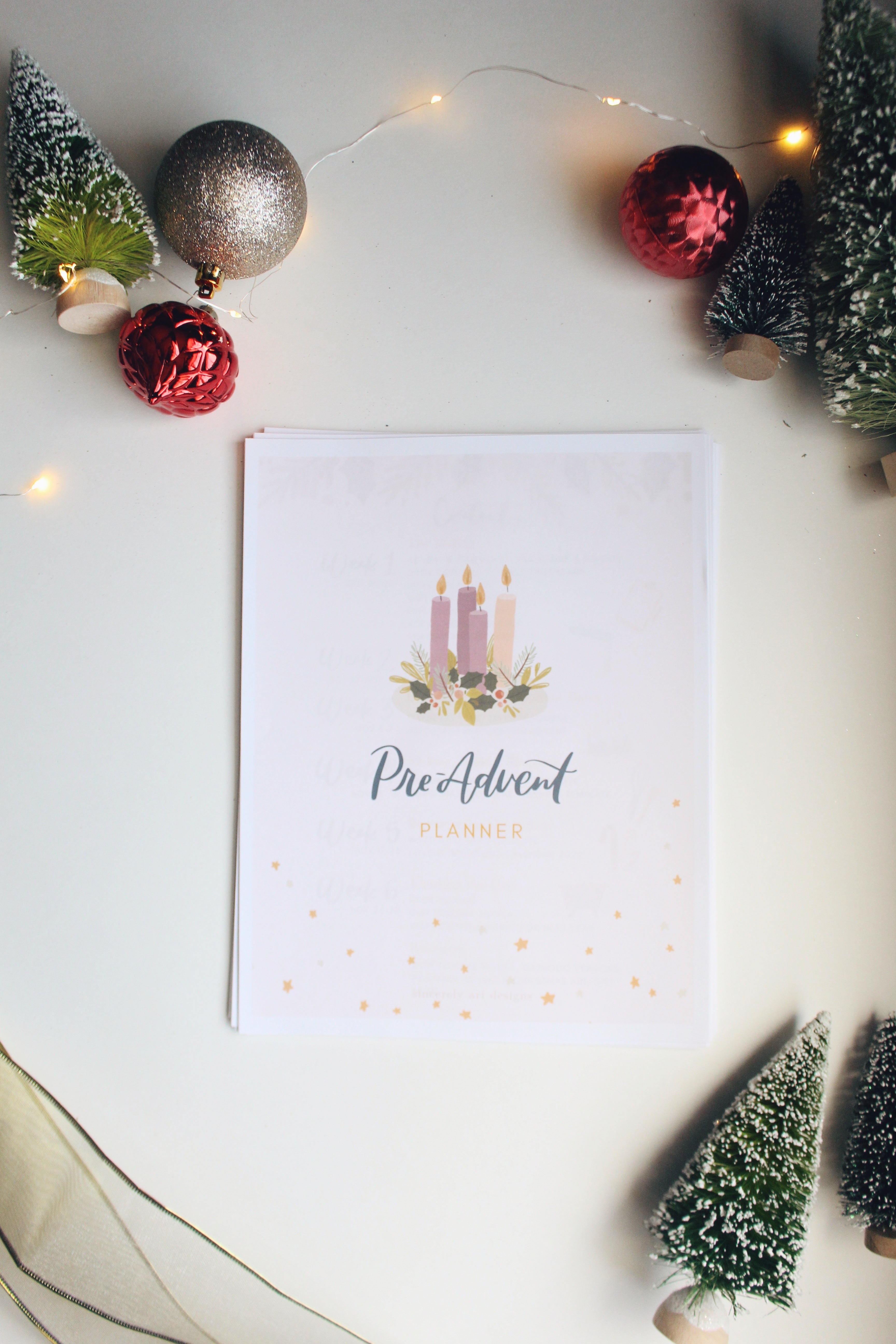 Pre-Advent Planner, Catholic Holiday Printable Planner (Group License)