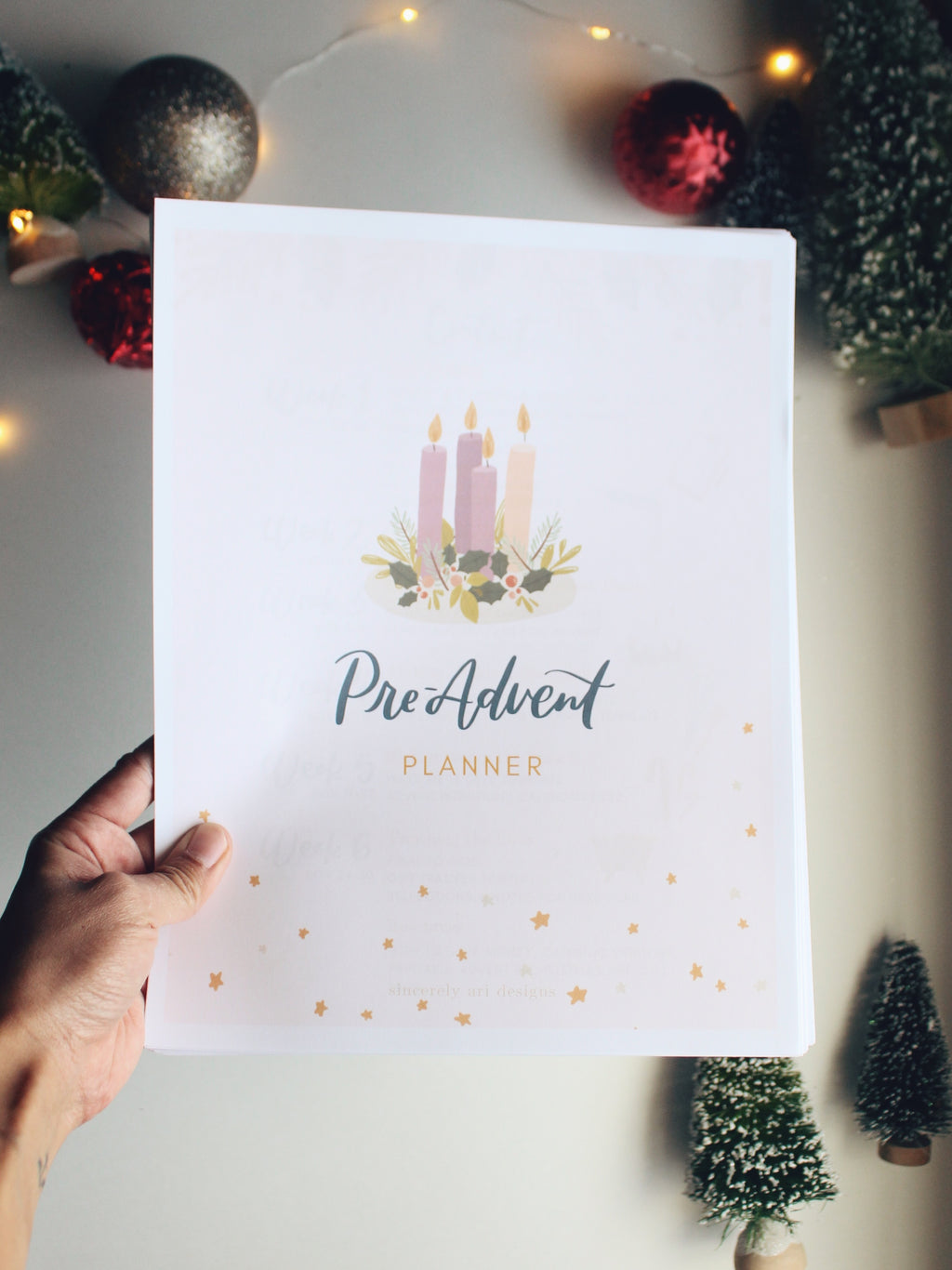 Pre-Advent Planner, Catholic Holiday Printable Planner (Group License)